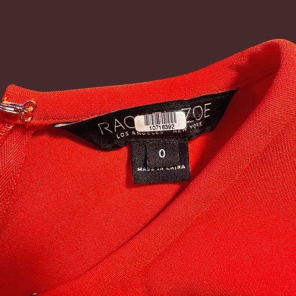 Rachel Zoe ‘Monner’ Bell Sleeve Ruffled A-Line Mini Dress in “Dark Coral” Size 0 - Picture 5 of 16